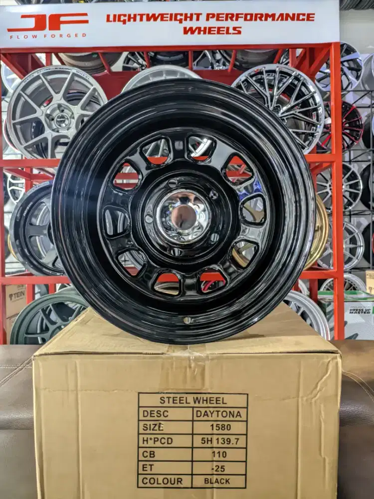 Velg kaleng daytona R15 5x139.7 lbr8 et-25