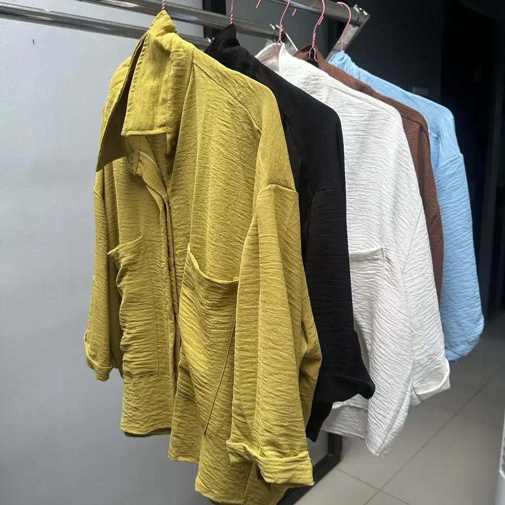 Baju Kemeja lengan pendek wanita