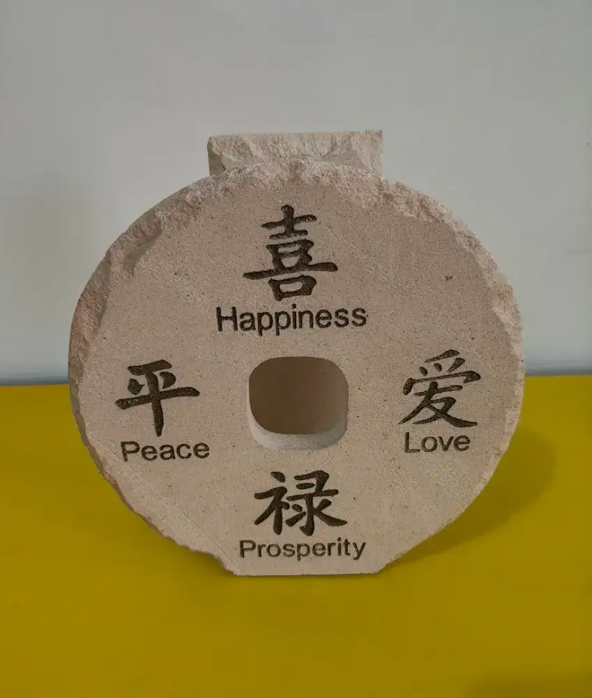 Pajangan Batu Ukir Tiongkok