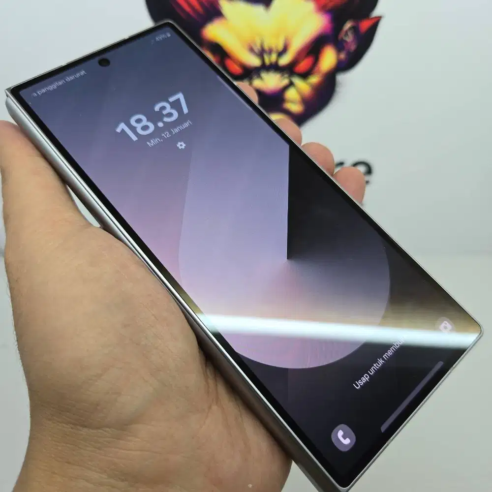 SUPER MULUS ! Samsung Z Fold 6 Silver Shadow 256 SEIN FULLSET NO MINUS