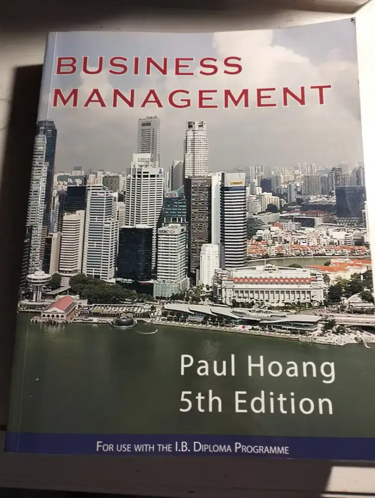 Buku cetak IBDP Business Management by Paul Hoang 5th Ed.