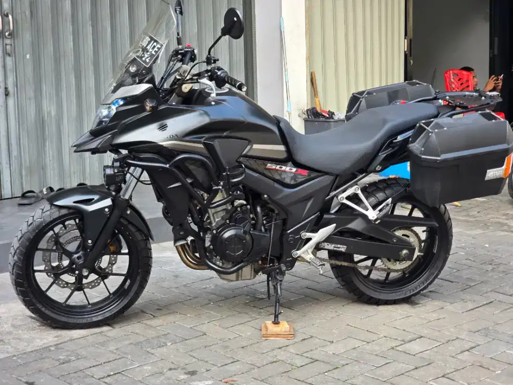 Moge Adventure Honda CB500X/CBX th 2018 Odo 15rb Modif Siap Turing