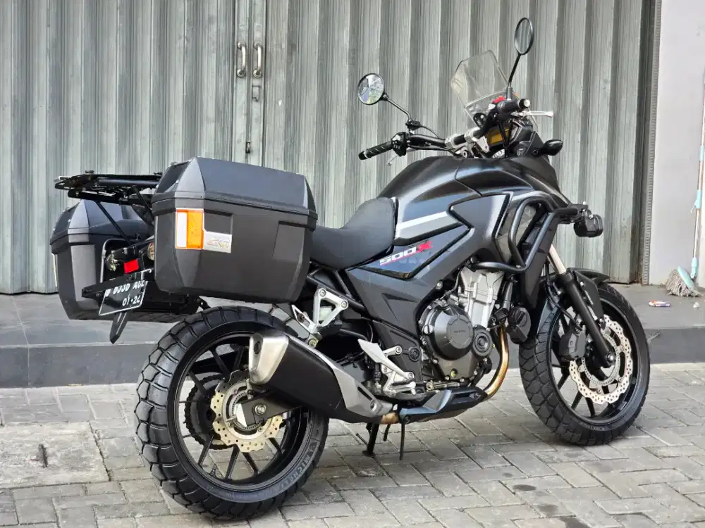 Moge Adventure Honda CBX/CB500 X th 2018 Odo 15rb Modif Ori Paint Siap