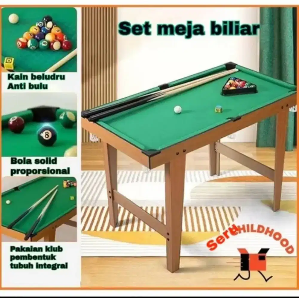 Meja billiard mini