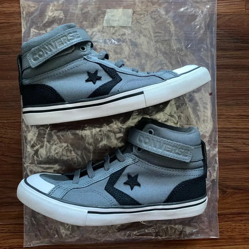 Sepatu Converse Pro Blaze Strap Hi Gray Original Kondisi Bagus!