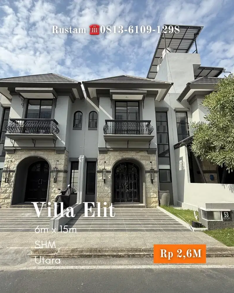 Citraland gama city medan di jual Villa baru