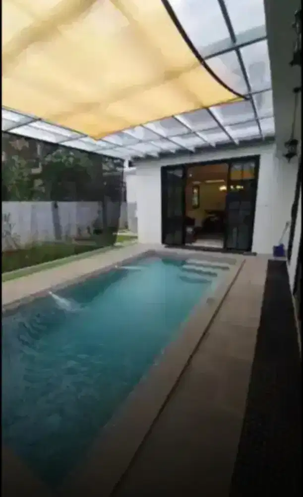 Rumah Rancamaya golf estate swimming pool