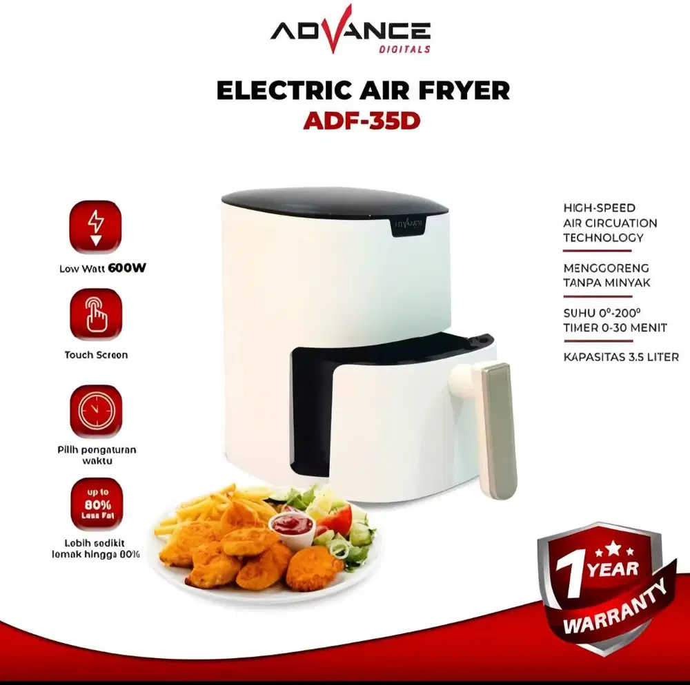 Advance Electric Air Fryer ADF-35D /ADF 35D