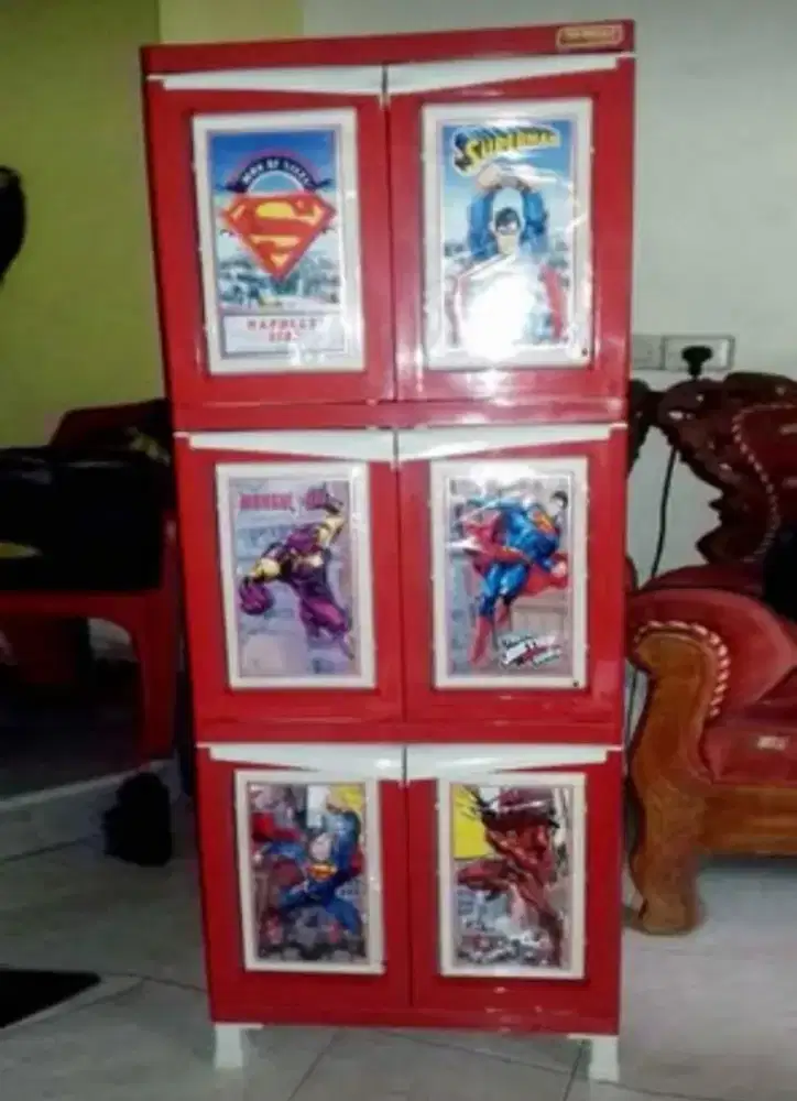 Lemari Plastik 6 Pintu Superman Napolly BCBC-163 SMAN