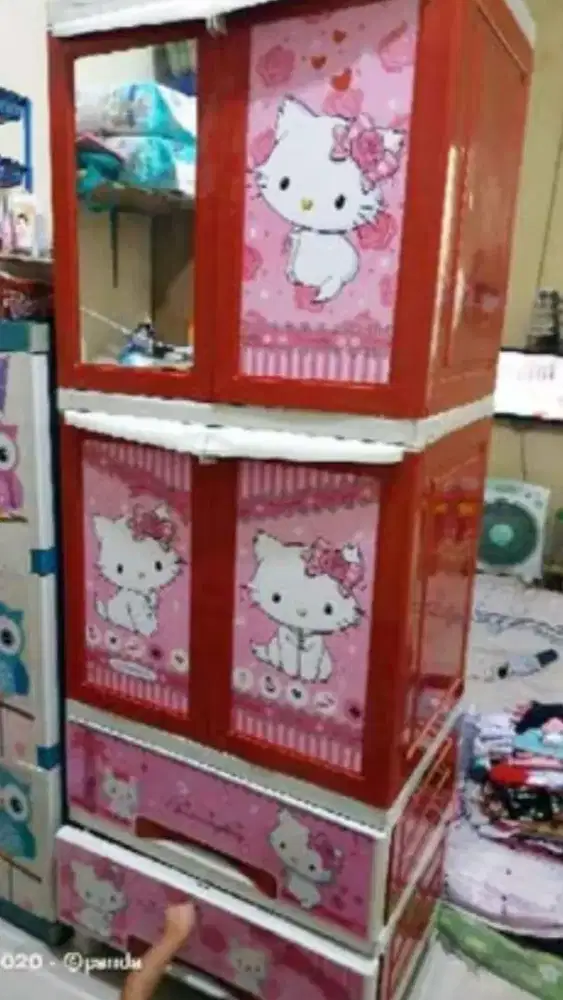 Lemari Plastik Napolly CbKa-22R4.2D1C CMKT Charmmy Kitty