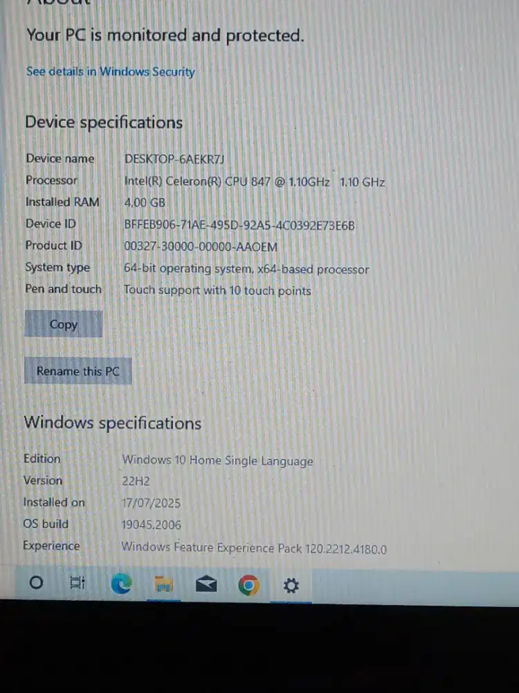 Notebook Asus S200E