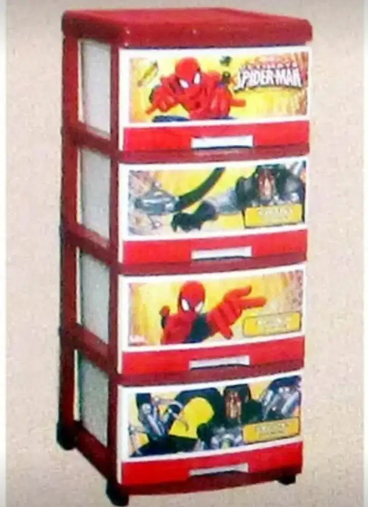 Container Plastik Spiderman Napolly