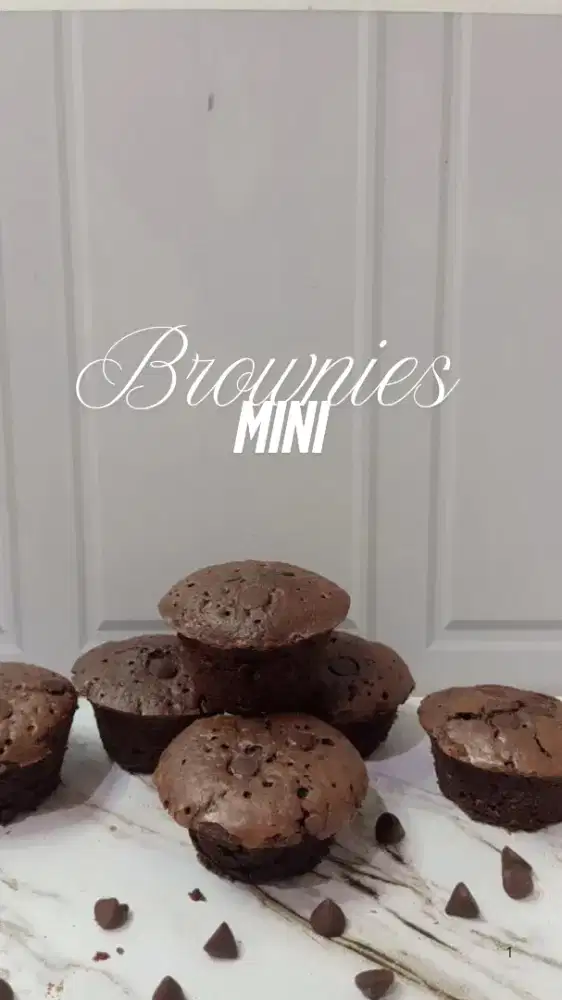 Brownies mini nyoklat