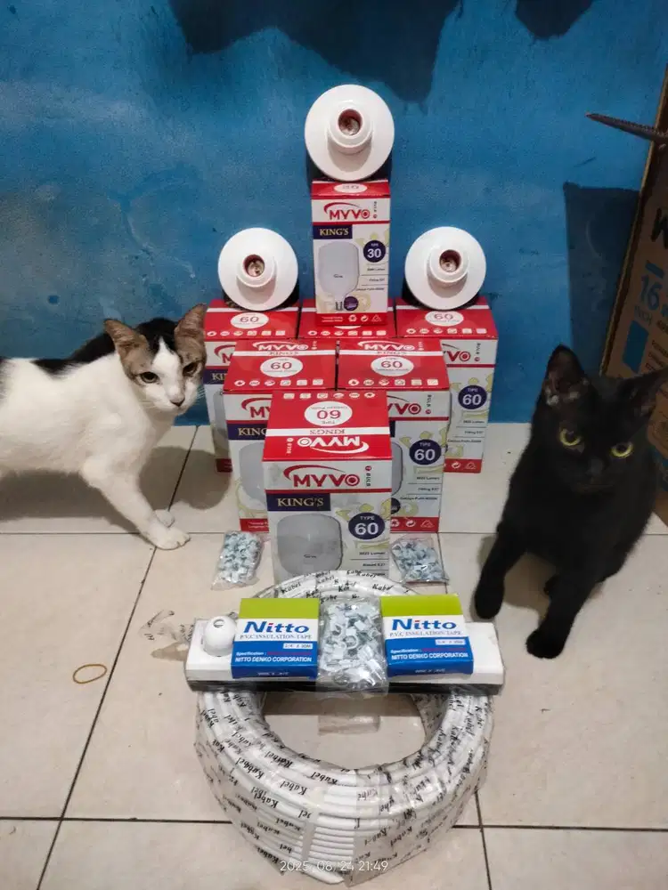 Cat black and white gypsumn jasa murah