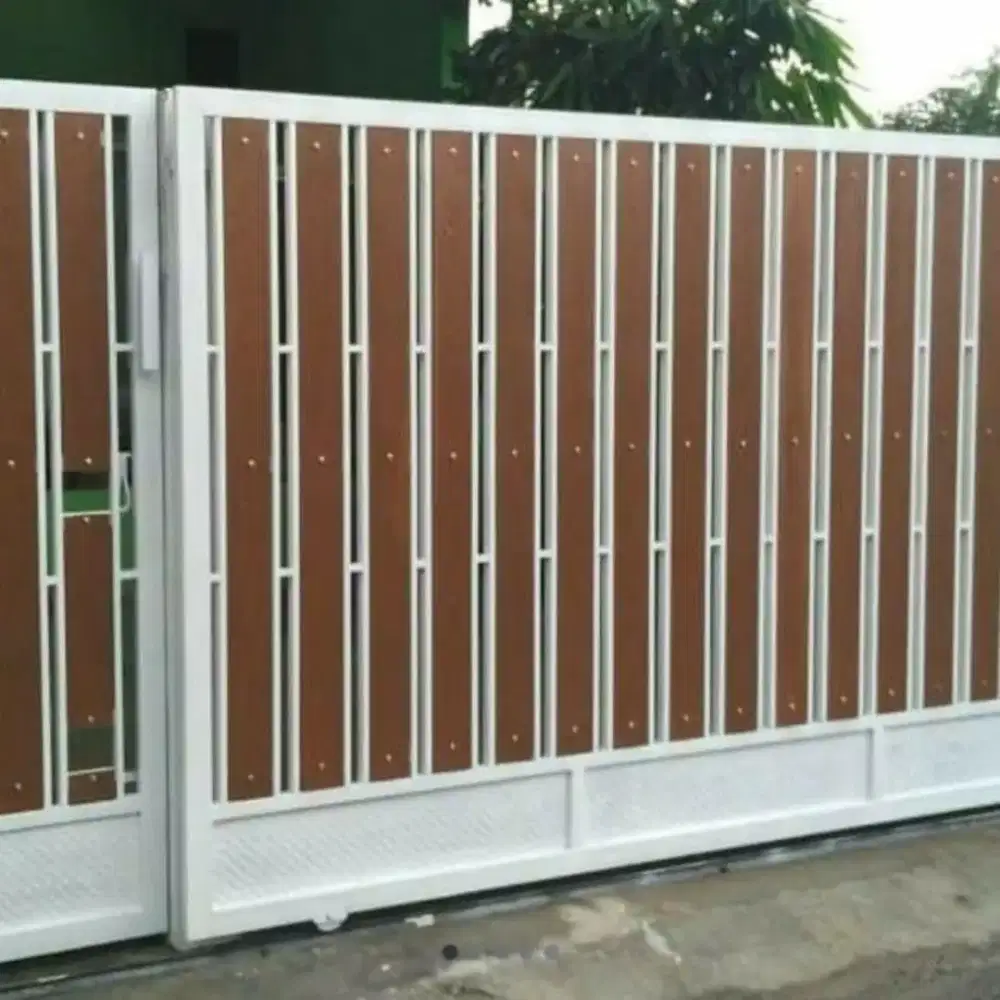 Bengkel las Lampung tralis kanopi pintu pagar gerbang tangga