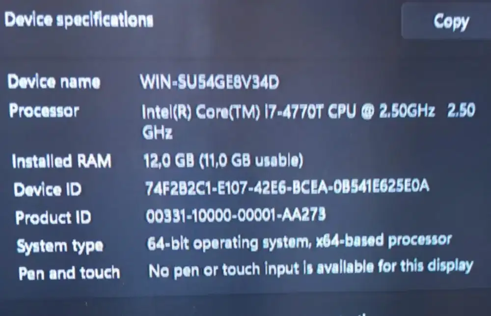 CPU Colorful H81A i7 4770T normal semua siap pakai