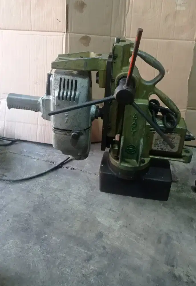 MESIN BOR MAGNET/MAGNETIC DRILL 32mm ATOLI SECOND