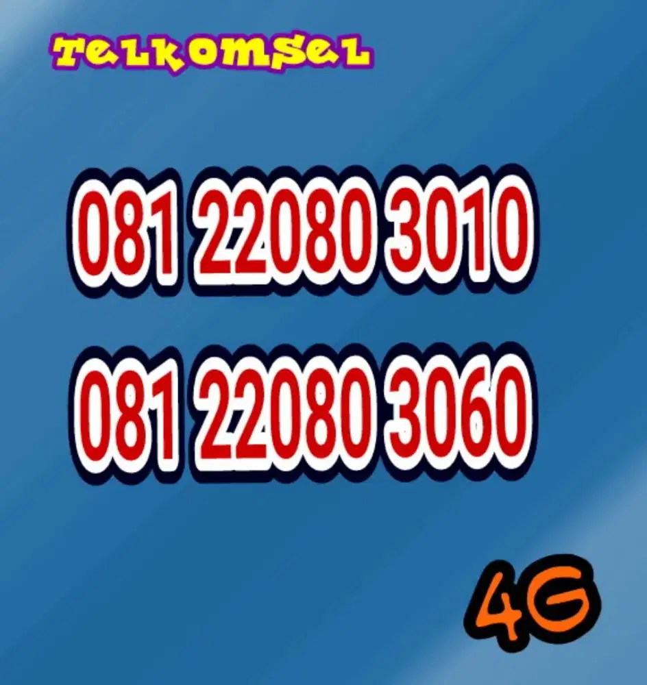 Nomer simpati cantik seri puluhan rapi