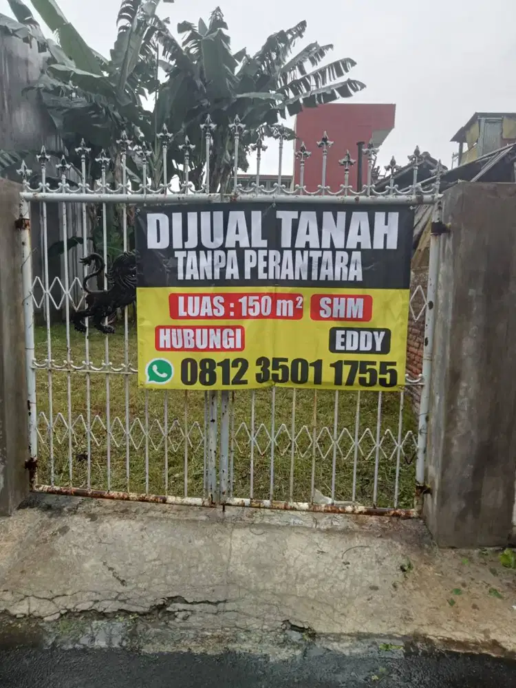 2 KAvling(nempel) masih tanah dilepas gandeng