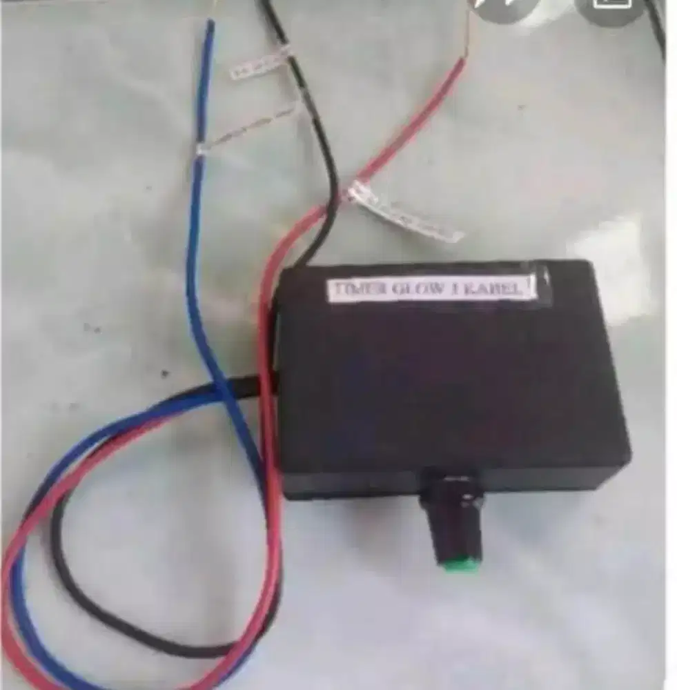 Timer glow plug 12v 3 kabel 1-30 detikan rakitan bahan baru bekas