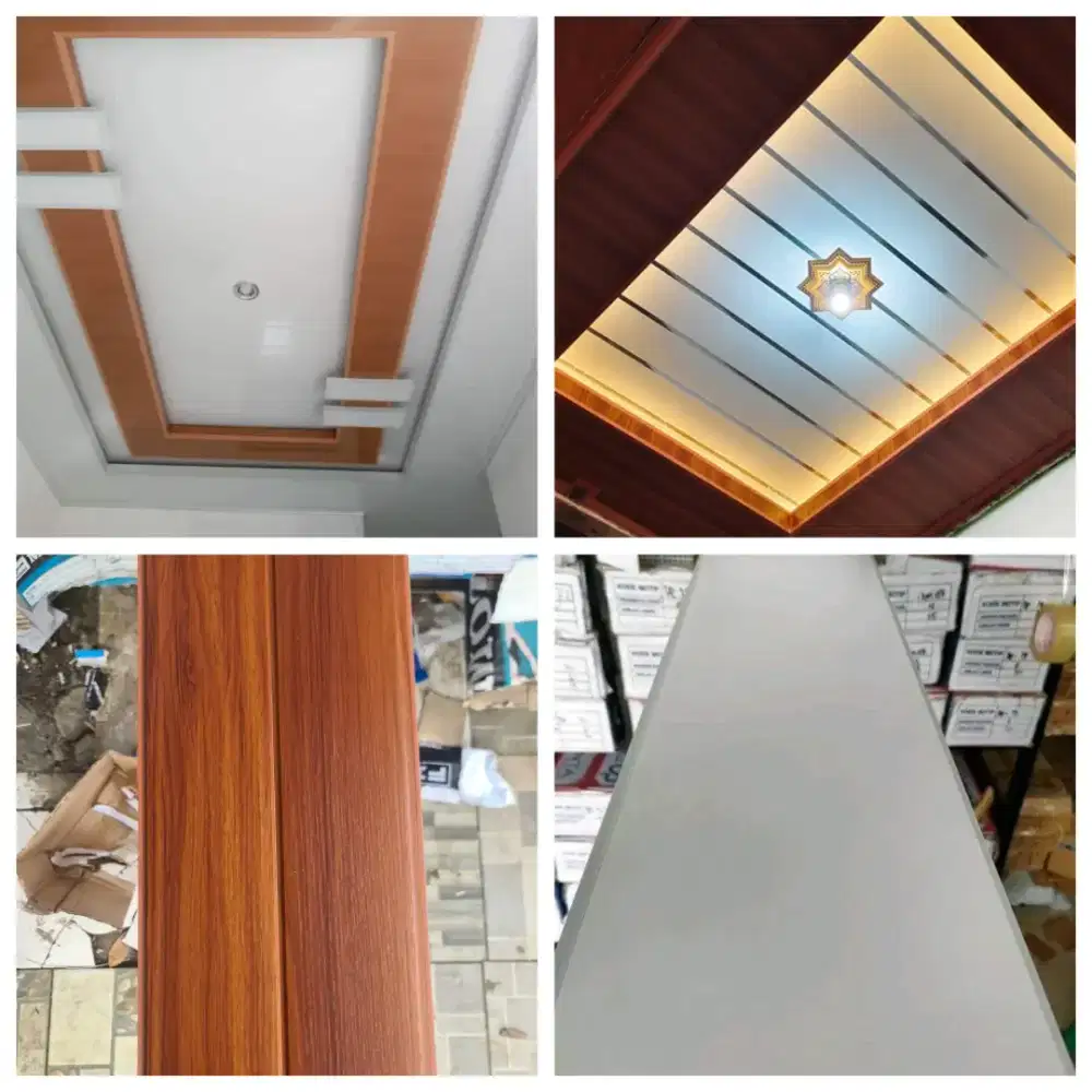 Plafon PVC dan gypsum