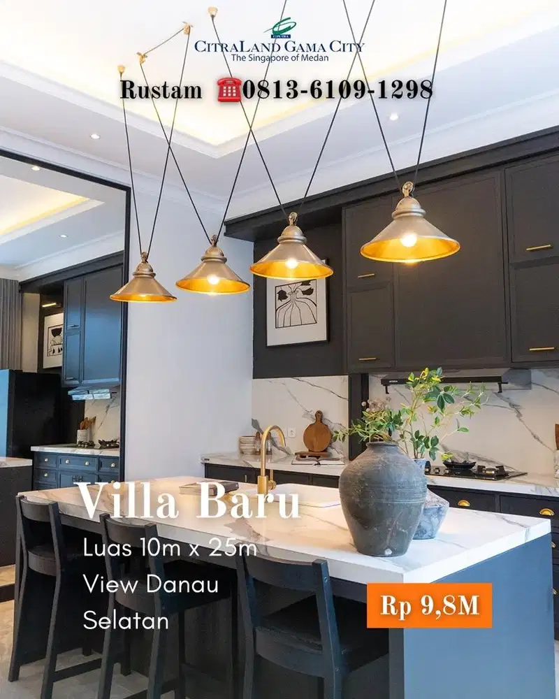 Villa elit kondisi lux citraland gama city medan