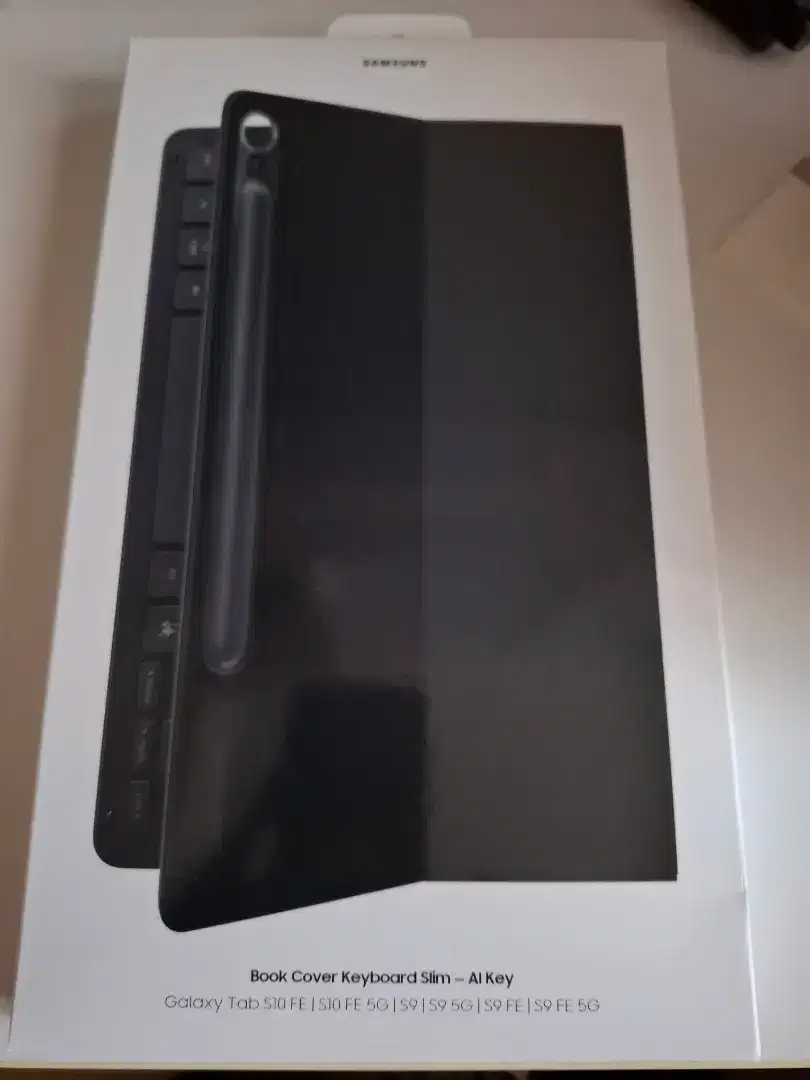 Slim case keyboard with AI key for Samsung Tab S10FE/S9FE BNOB