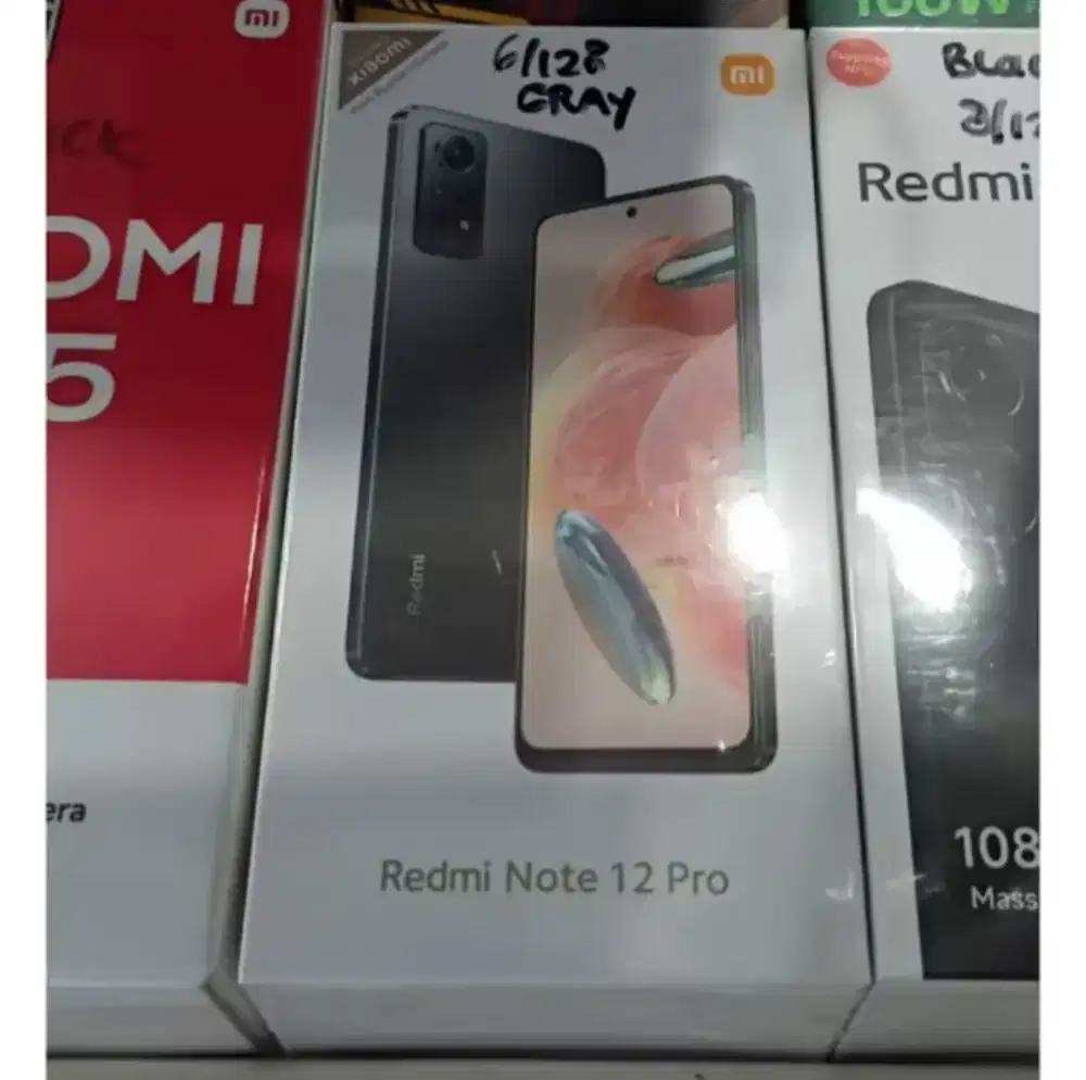 Xiaomi Redmi Note 12 Pro 4G 6/128 Grey BNIB Garansi Resmi Indonesia