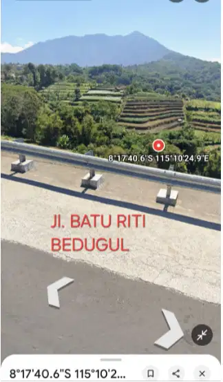Land for lease at Bedugul Tabanan