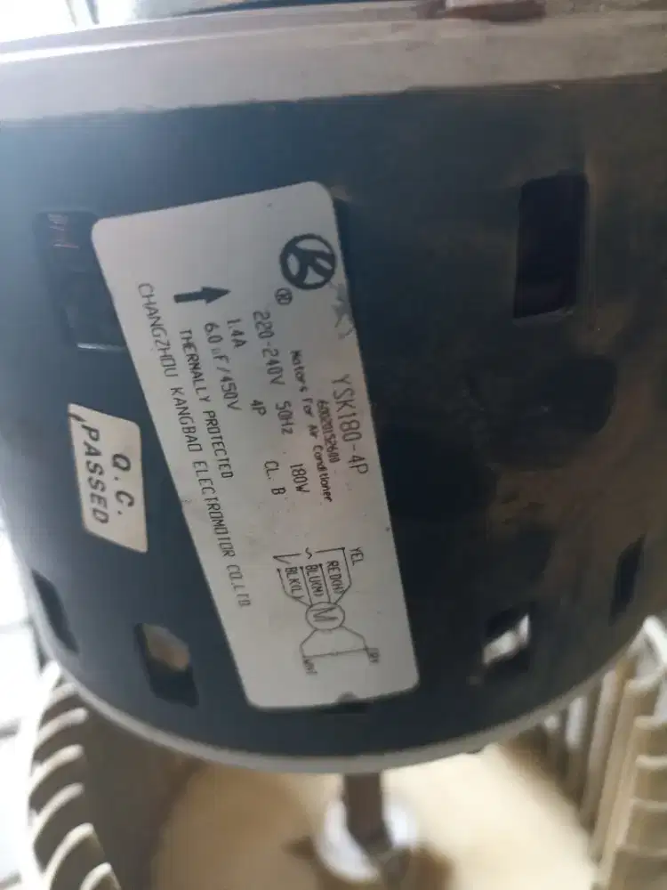 Dinamo fan ac indor/blower ac