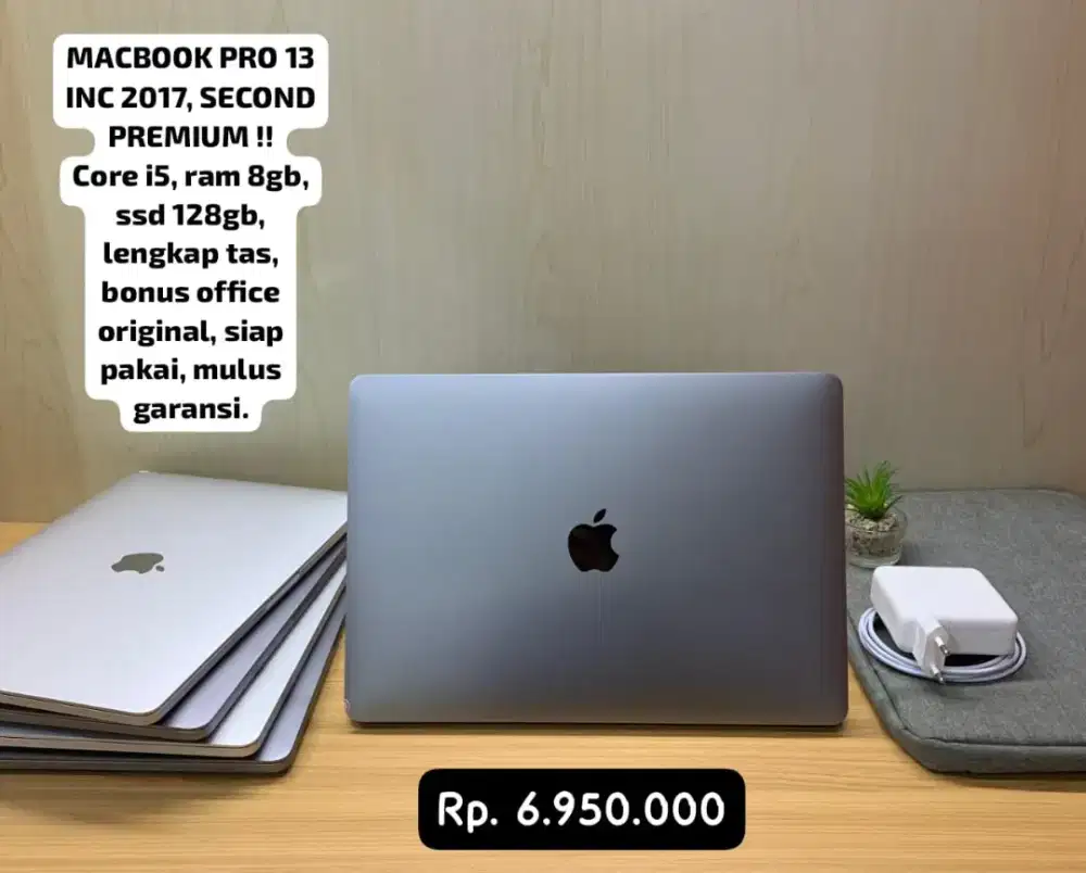 MACBOOK PRO 13 INC 2017 !! CORE I5, LENGKAP, MULUS SIAP PAKAI