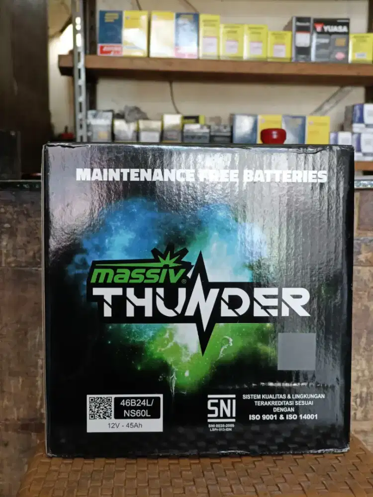 AKI MOBIL MASIV THUNDER NS40ZL(35 AMPER)