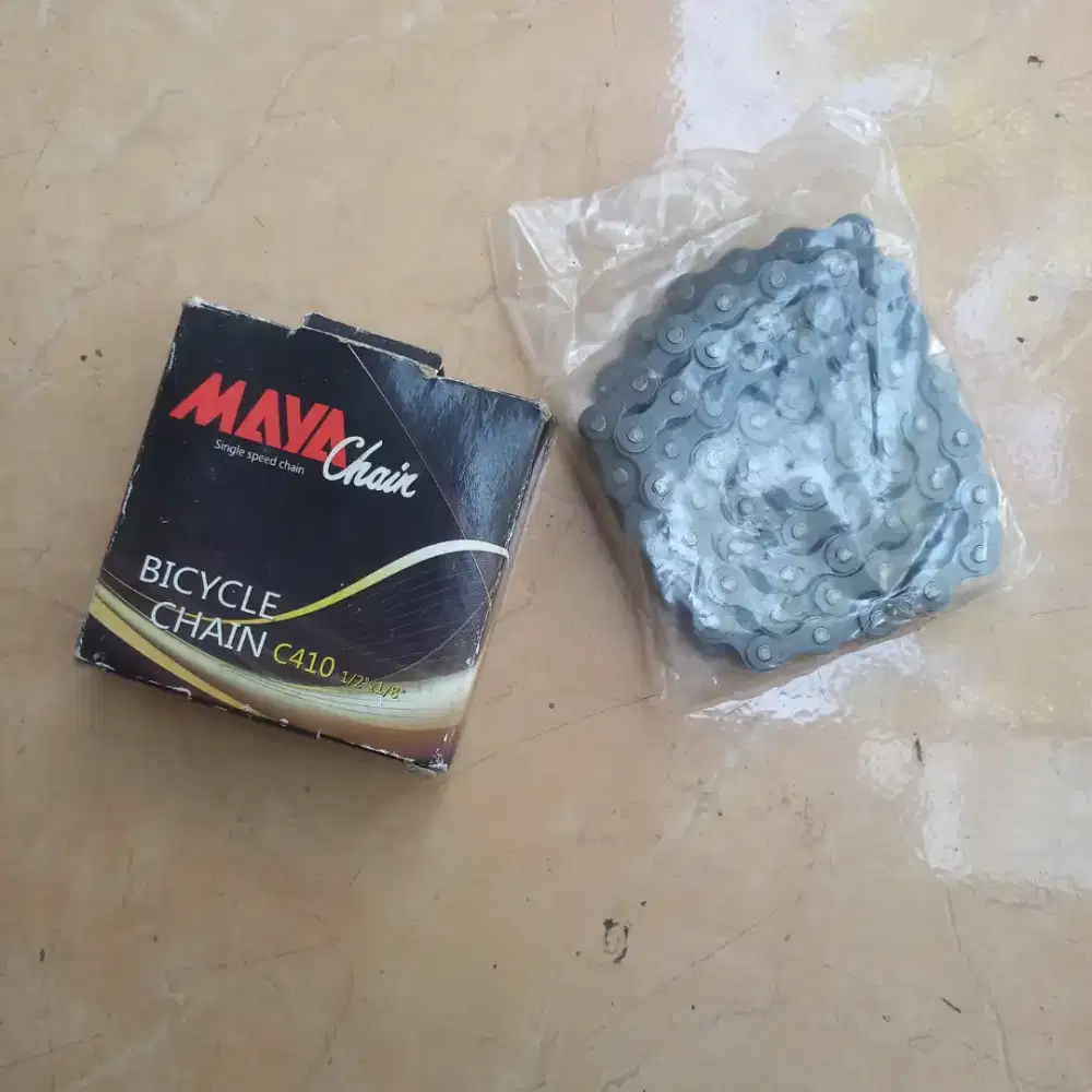 Rantai MAYA Chain sepeda C410 1/2x1/8 114L