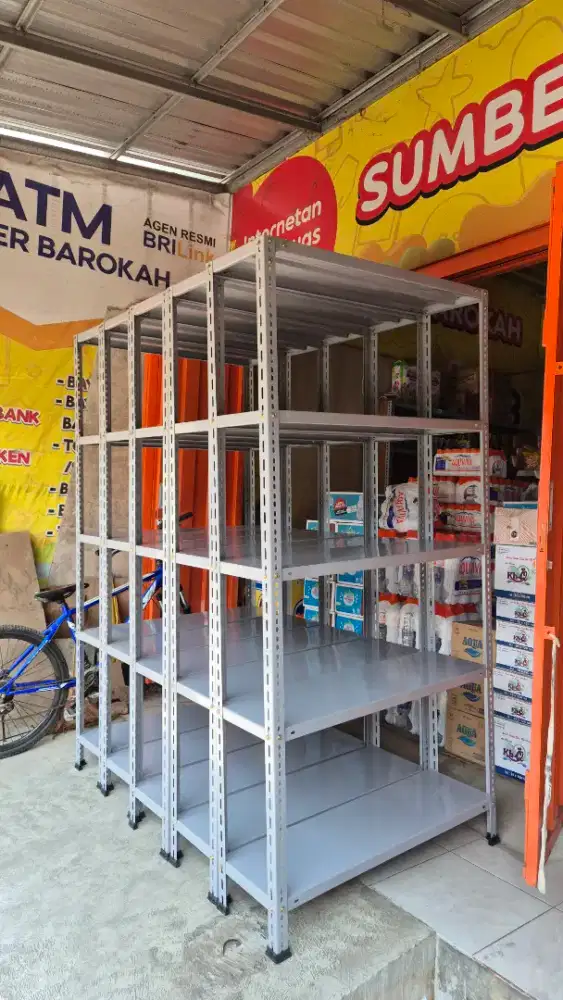 Rak gudang full besi