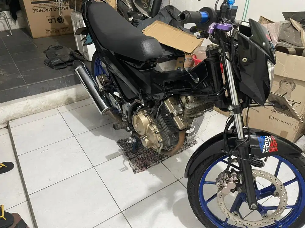 Satria Fu 150 surat surat komplit , pajak panjang kaleng panjang