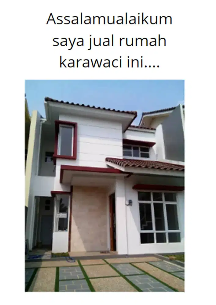 Rumah di Perumahan Islamic Village