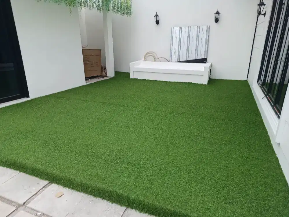 Rumput Sintetis Dan Alas Drainase air