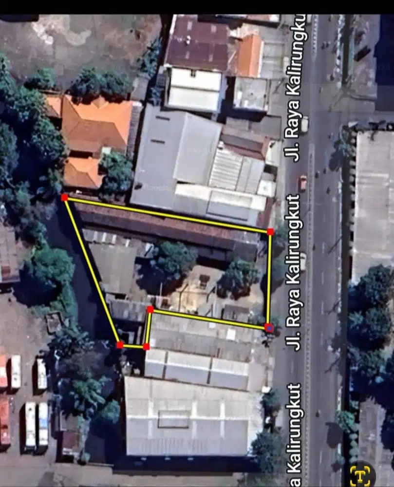 DIJUAL BANGUNAN HITUNG TANAH DI RAYA KALIRUNGKUT SURABAYA