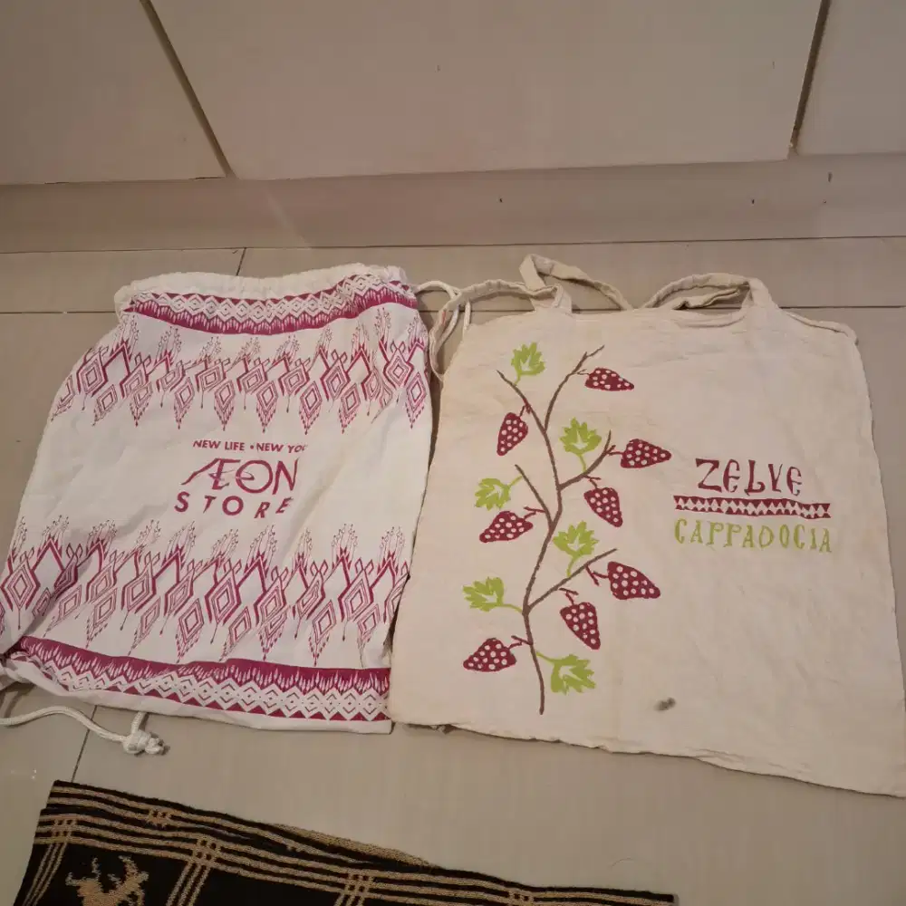 Tote Bag Cappadocia Turki Istanbul + AEON Serbaguna Travel Bag