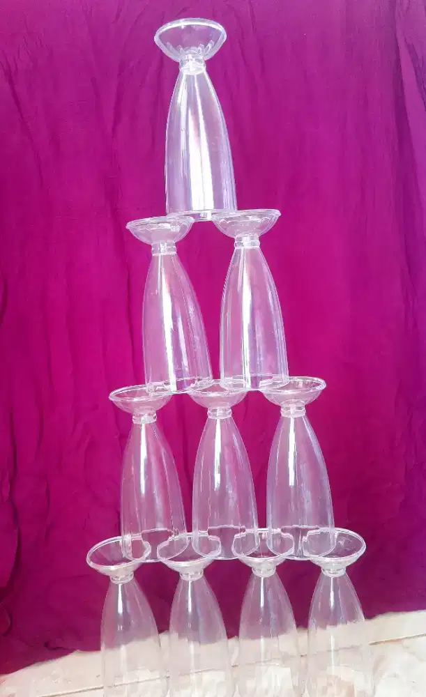 GELAS PLASTIK JUICE BENING 10 PCS