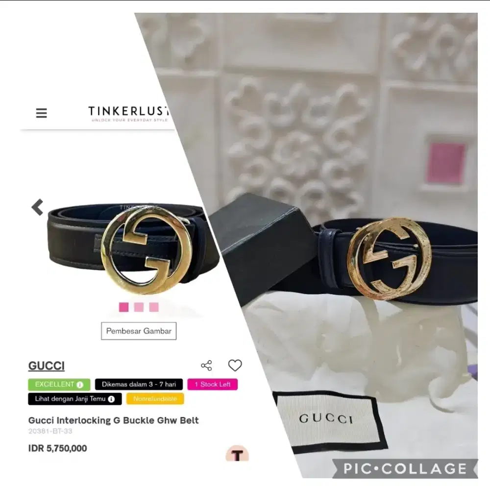 Ikat Pinggang Gucci Murah