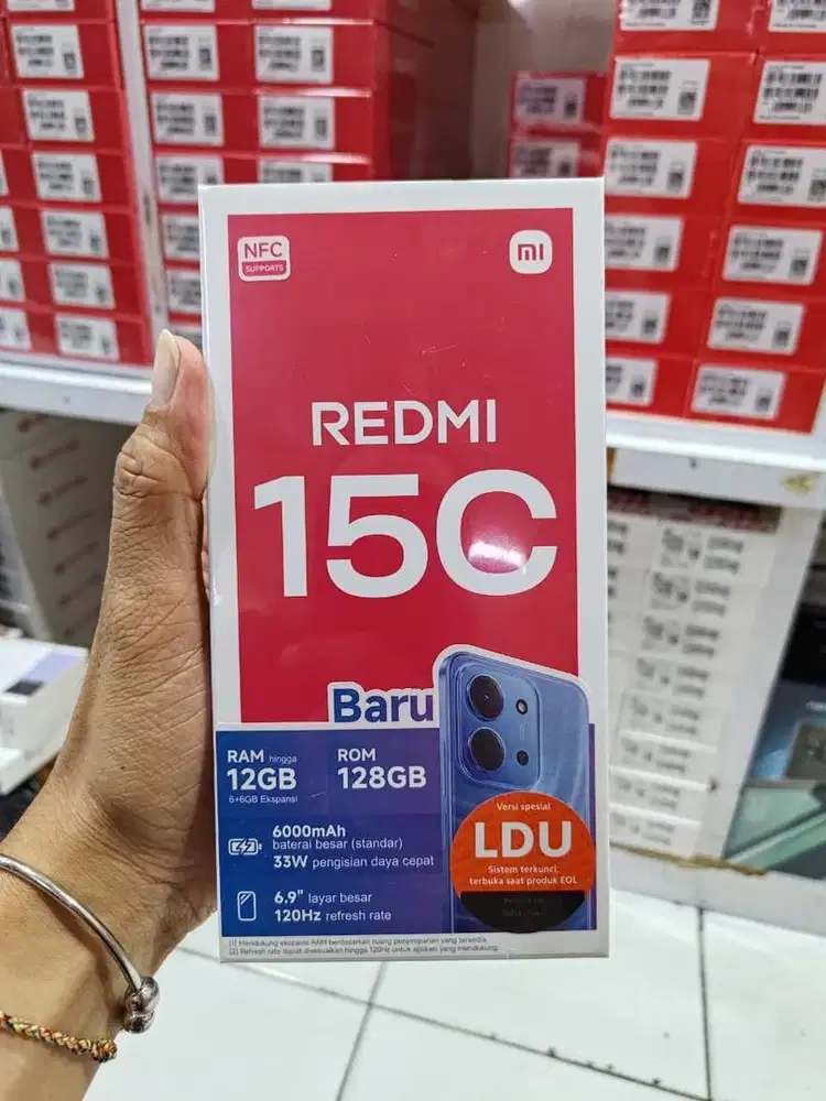 Xiaomi redmi 15C ram 6/128 dan 8/256Gb garansi resmi bisa dianter