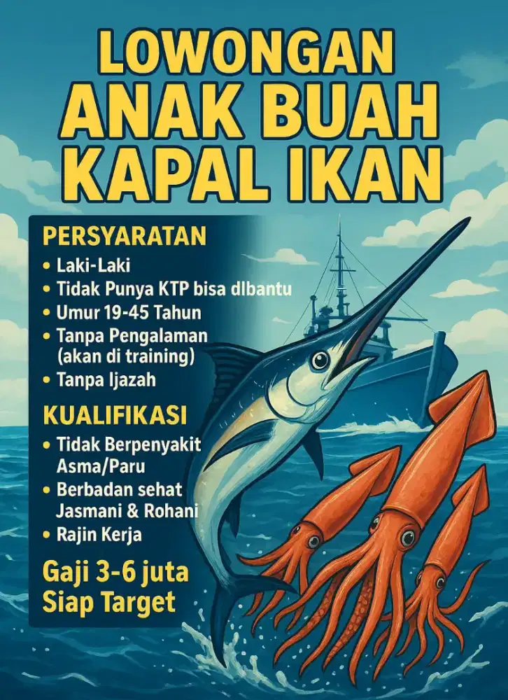 Lowongan ABK  ( Jakpus)