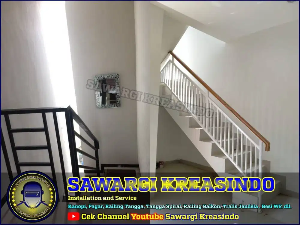 Menerima Pasang Railing Pagar Tangga / Balkon beragam model minimalis