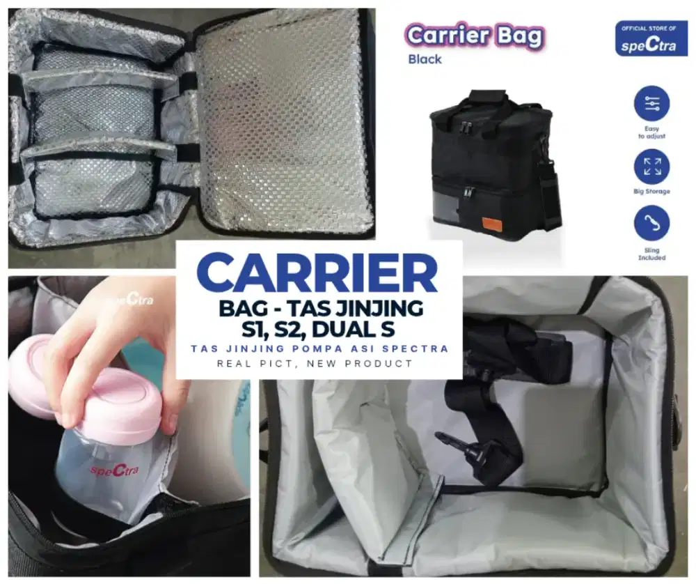 Spectra Carrier Bag Black - Tas Jinjing untuk Spectra / Pompa Besar