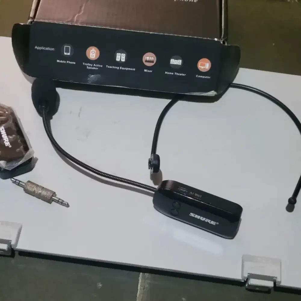 Mic bando wireless shure HM1