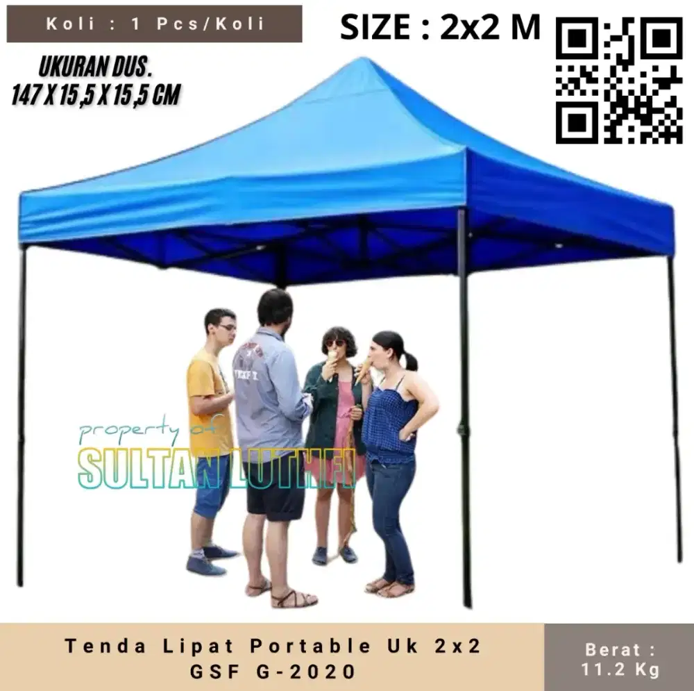 Tenda Lipat Portable Uk 2x2 GSF G-2020