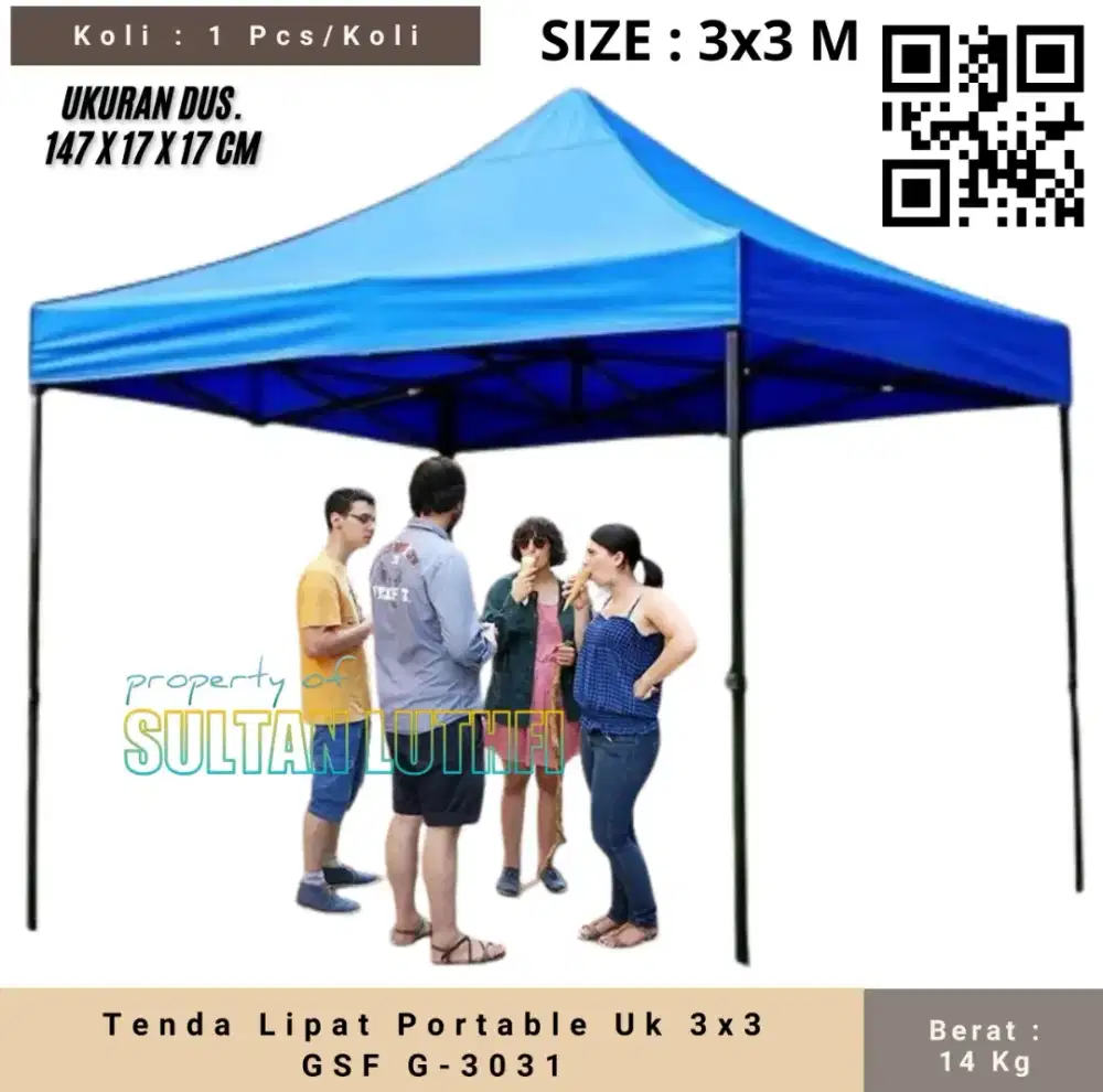 Tenda Lipat Portable Uk 3x3 GSF G-3031
