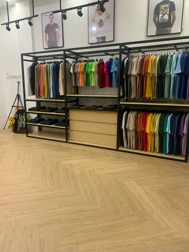 Lantai vinyl SPC - karpet kantor & wallpaper