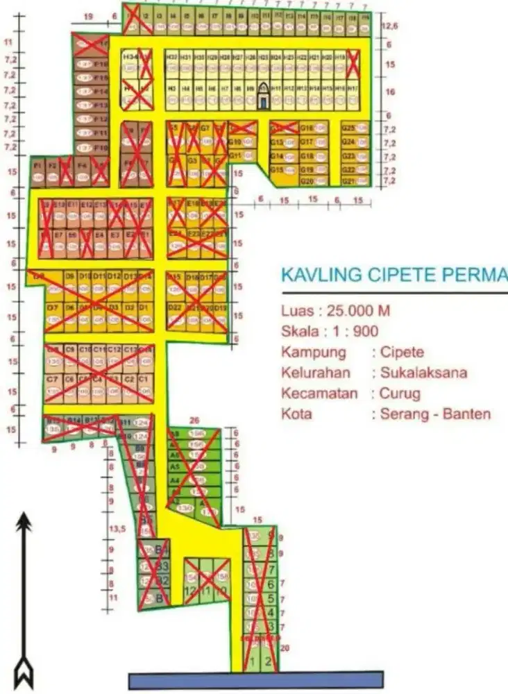 Jual BU kavling Cipete permai 30juta